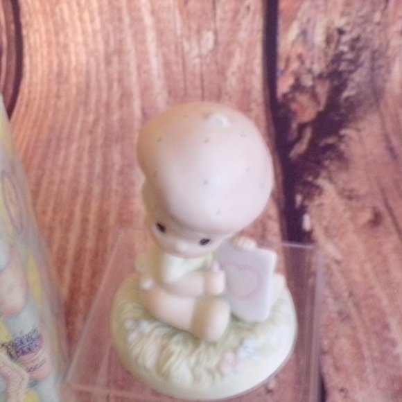 Precious Moments Loving You Dear Valentine 306932 Baby Boy Valentines Day Card - Picture 2 of 5